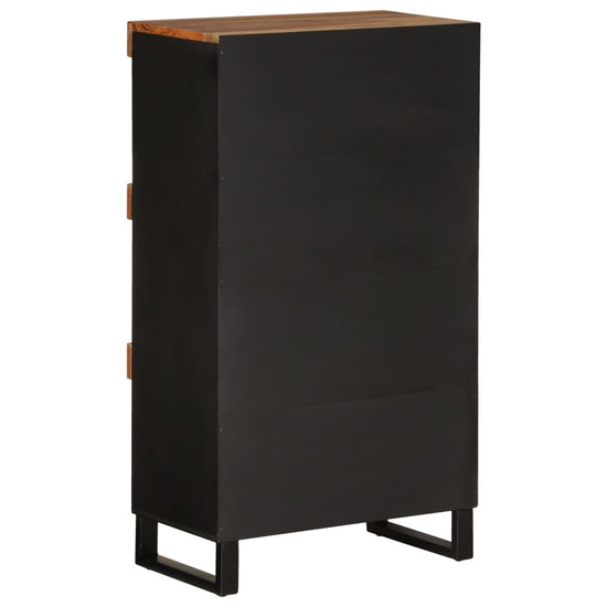 Bijzetkast 60x33x107 cm massief acaciahout MeubelReus
