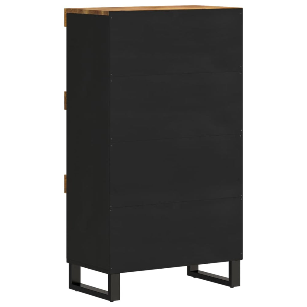 Bijzetkast 60x33x107 cm massief mangohout MeubelReus