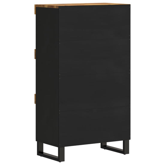 Bijzetkast 60x33x107 cm massief mangohout MeubelReus