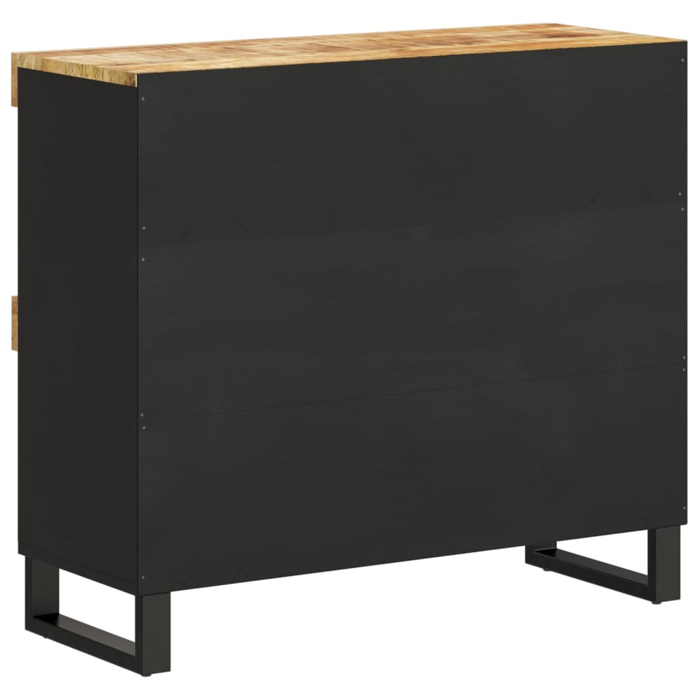 Bijzetkast 85x33x75 cm massief mangohout MeubelReus