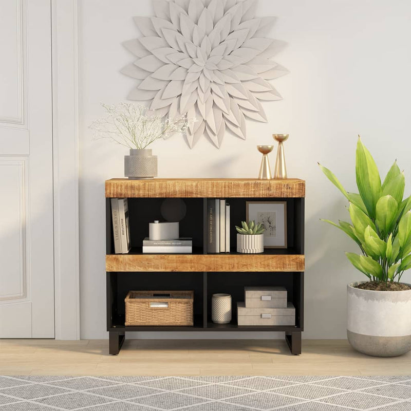 Bijzetkast 85x33x75 cm massief mangohout MeubelReus