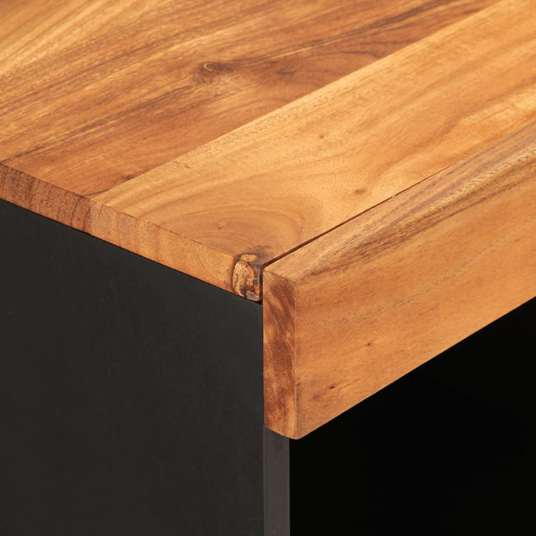 Bijzetkast 85x33x75 cm massief acaciahout MeubelReus