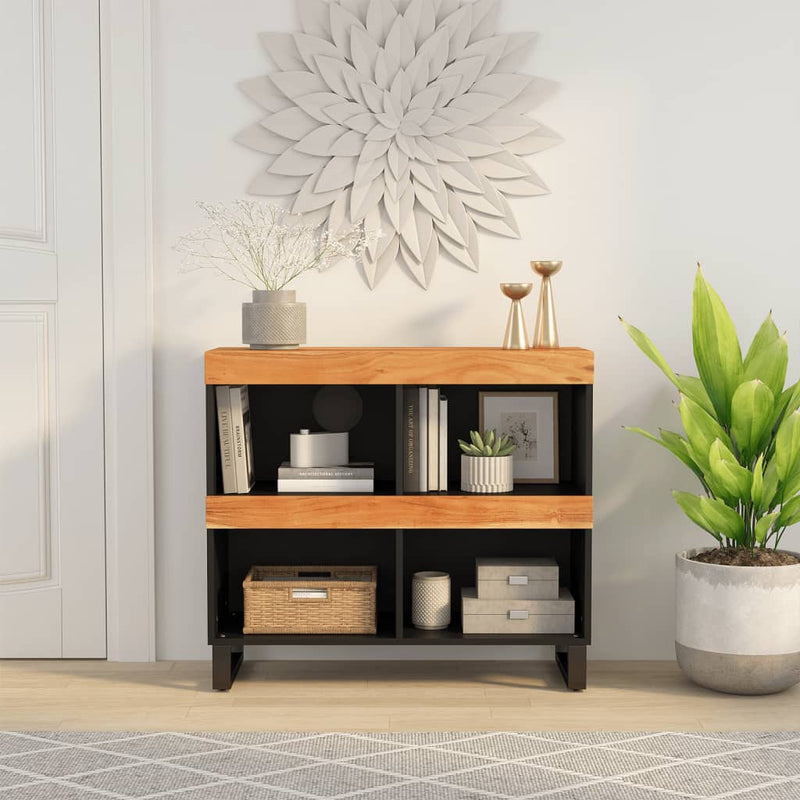 Bijzetkast 85x33x75 cm massief acaciahout MeubelReus