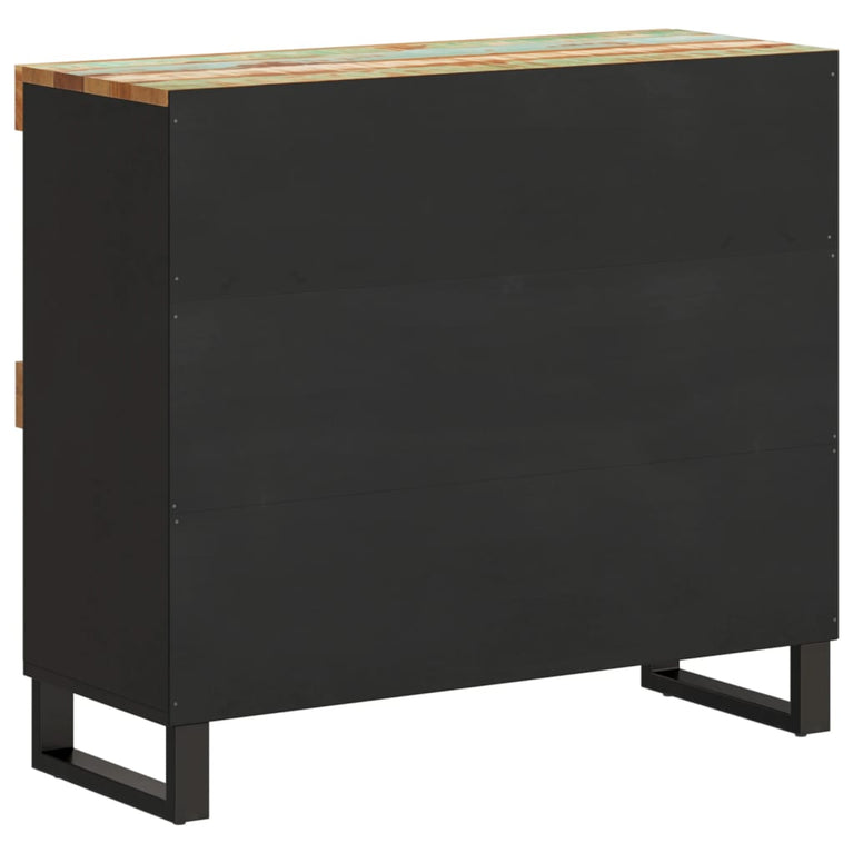 Bijzetkast 85x33x75 cm massief gerecycled hout MeubelReus