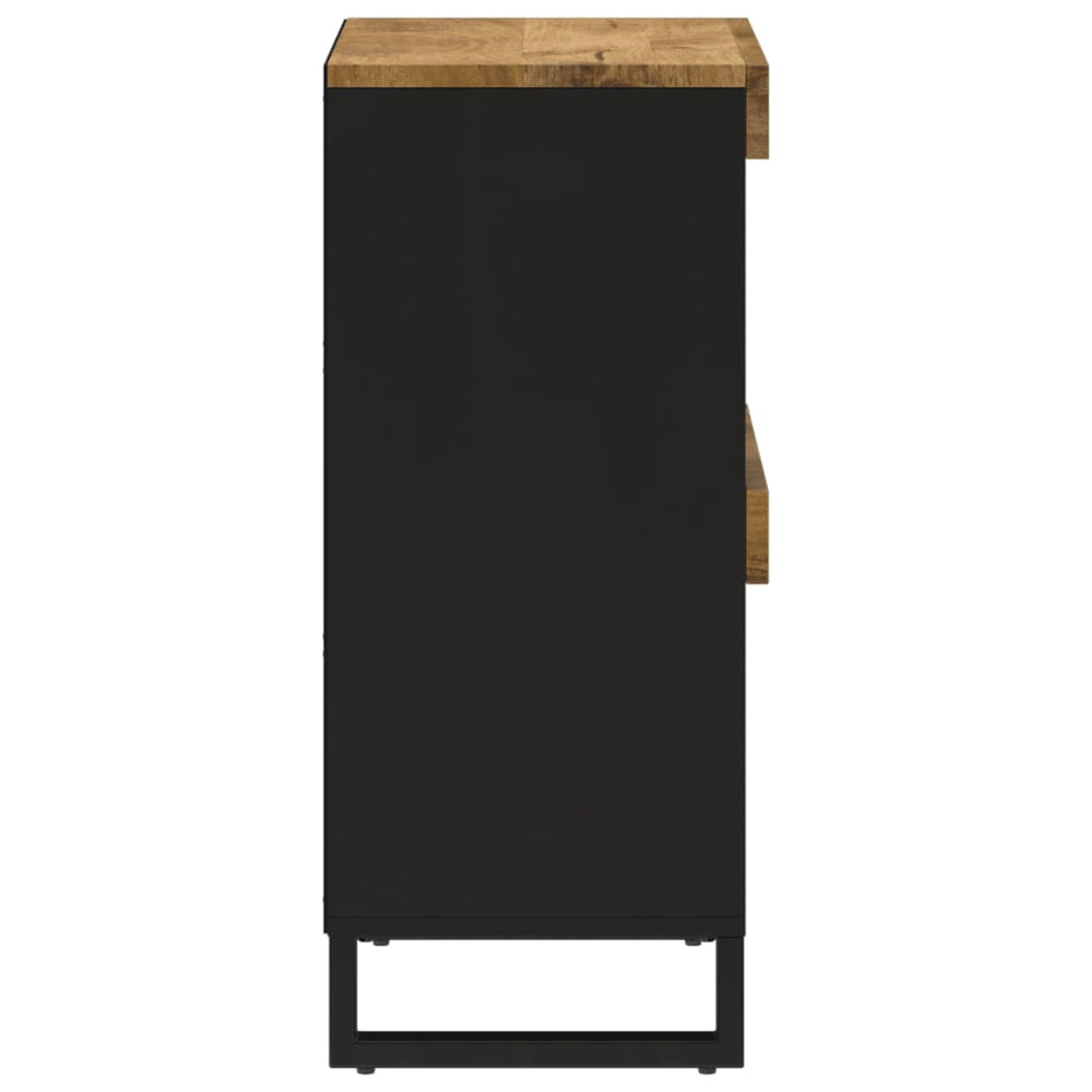 Bijzetkast 85x33x75 cm massief mangohout MeubelReus
