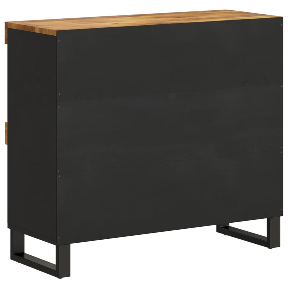 Bijzetkast 85x33x75 cm massief mangohout MeubelReus