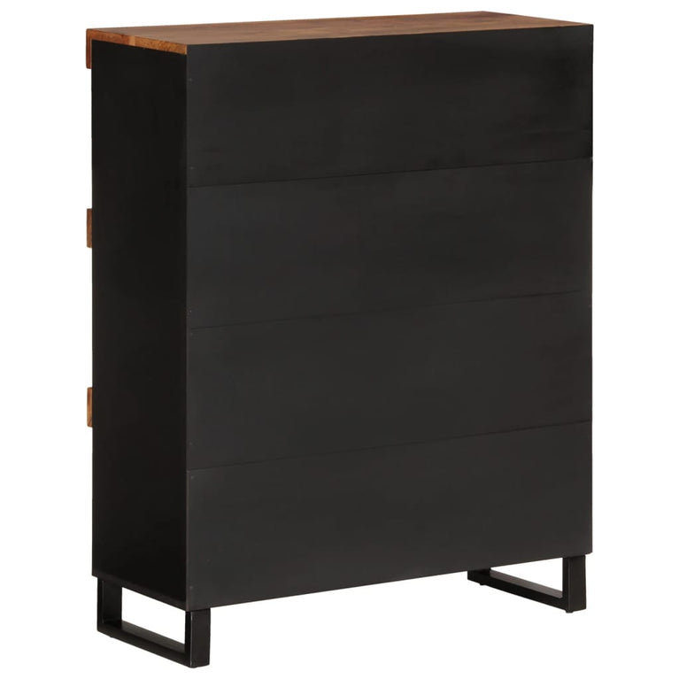 Bijzetkast 85x33x107 cm massief acaciahout MeubelReus