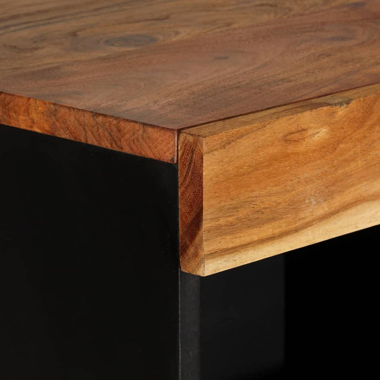 Bijzetkast 85x33x107 cm massief acaciahout MeubelReus