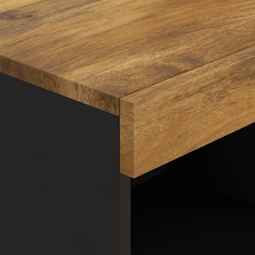 Bijzetkast 85x33x107 cm massief mangohout MeubelReus