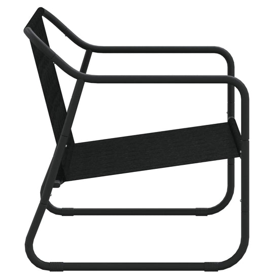 Tuinbank 2-zits met kussen staal antracietkleurig MeubelReus