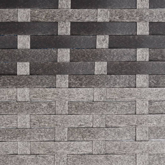 Tuinbank 2-zits met kussen poly rattan grijs MeubelReus