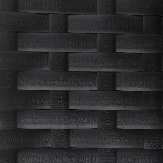 Tuinbank 2-zits poly rattan zwart MeubelReus