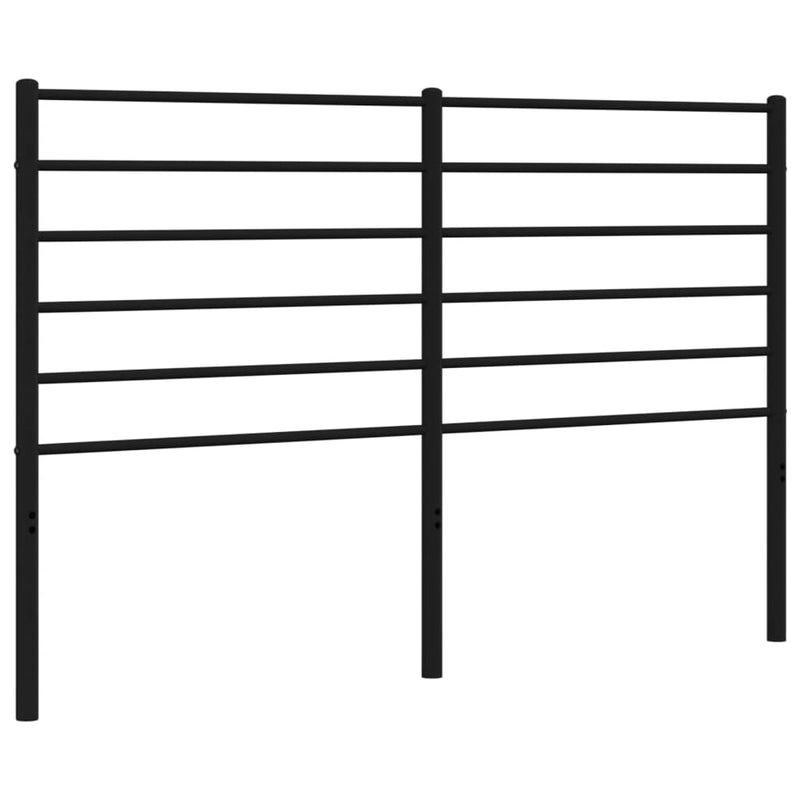 Hoofdbord metaal zwart 150 cm