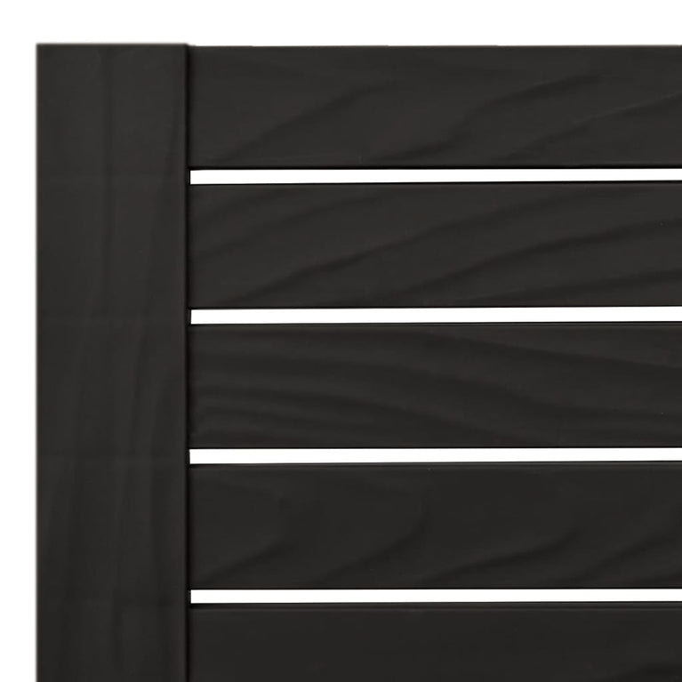 Ligbedden 2 st 155x58x83 cm polypropeen zwart MeubelReus