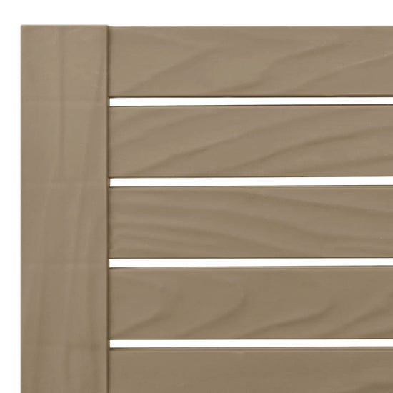 Ligbedden 2 st 155x58x83 cm polypropeen lichtbruin MeubelReus