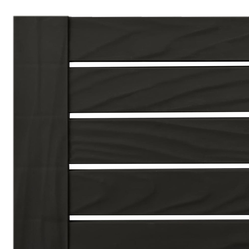 Ligbed tweepersoons 155x138x83 cm polypropeen zwart MeubelReus