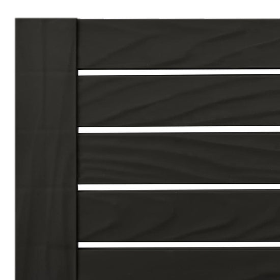 Ligbed tweepersoons 155x138x83 cm polypropeen zwart MeubelReus