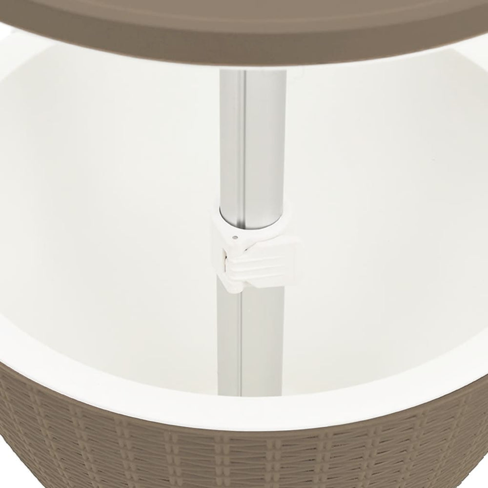 IJskoeltafel 3-in-1 polypropeen lichtbruin MeubelReus