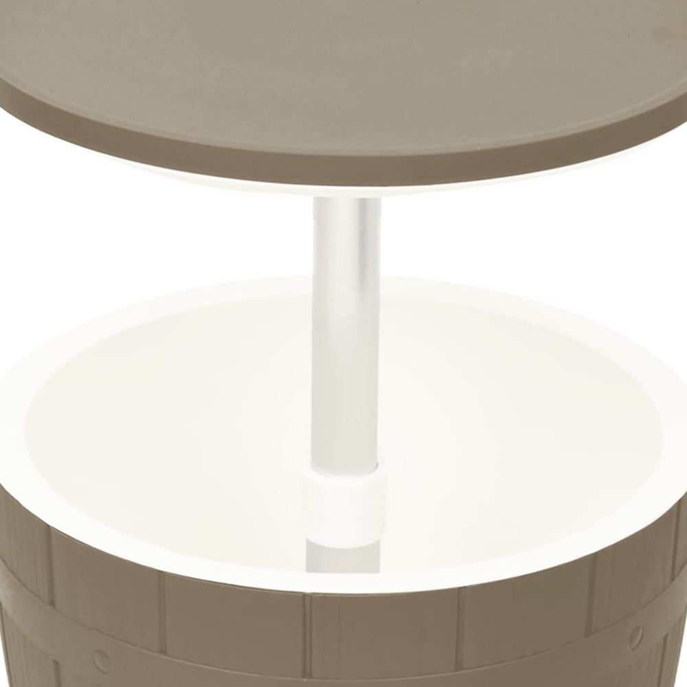 IJskoeltafel 3-in-1 polypropeen lichtbruin MeubelReus