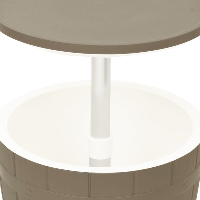 IJskoeltafel 3-in-1 polypropeen lichtbruin MeubelReus