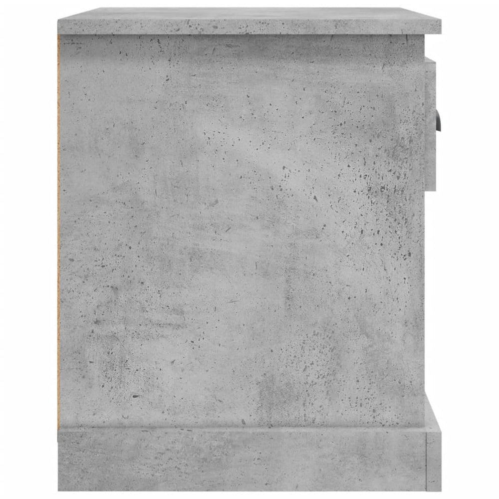 Nachtkastjes 2 st 39x39x47,5 cm bewerkt hout betongrijs MeubelReus