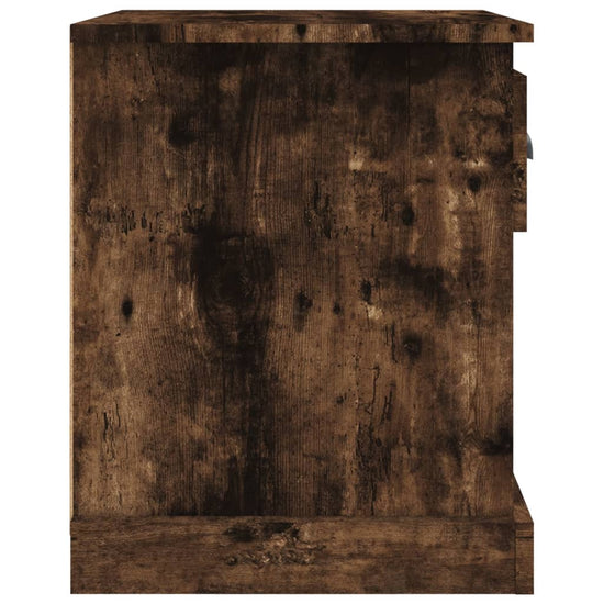 Nachtkastjes 2 st 39x39x47,5 cm bewerkt hout gerookt eikenkleur MeubelReus