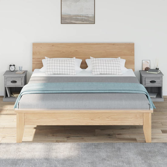 Nachtkastjes 2 st 39x39x47,5 cm bewerkt hout grijs sonoma eiken MeubelReus