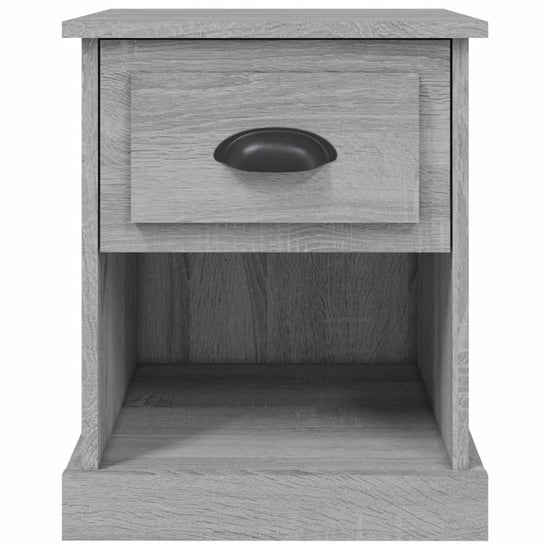 Nachtkastjes 2 st 39x39x47,5 cm bewerkt hout grijs sonoma eiken MeubelReus