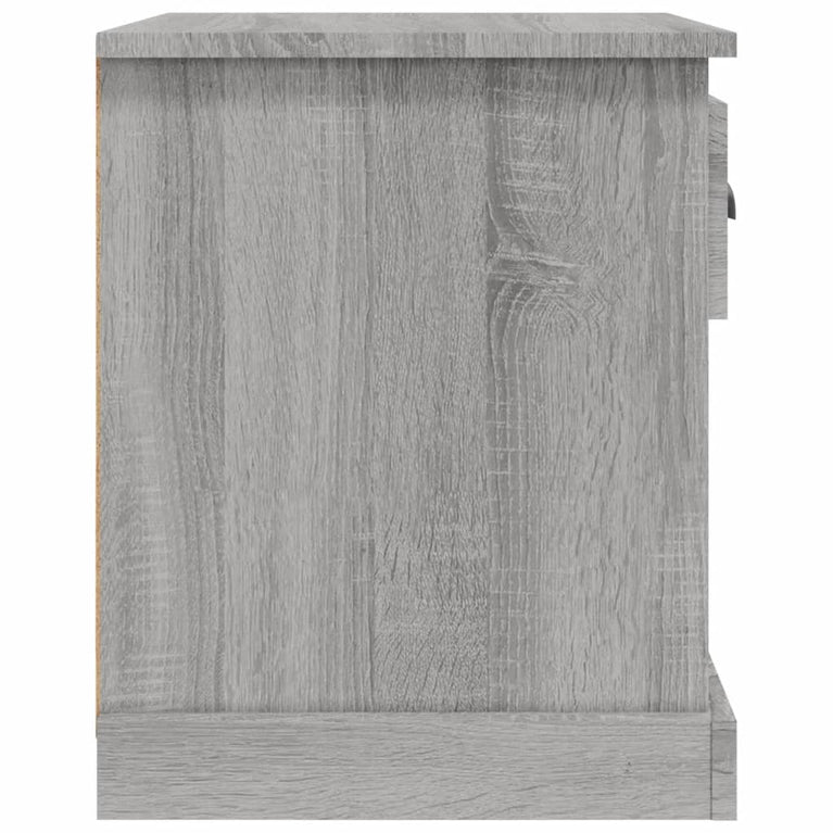 Nachtkastjes 2 st 39x39x47,5 cm bewerkt hout grijs sonoma eiken MeubelReus