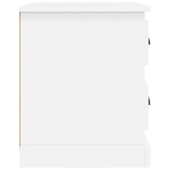 Nachtkastjes 2 st 39x39x47,5 cm bewerkt hout wit MeubelReus
