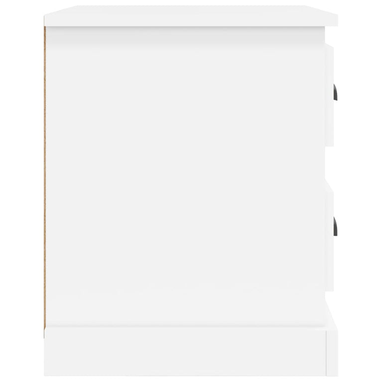 Nachtkastjes 2 st 39x39x47,5 cm bewerkt hout wit MeubelReus