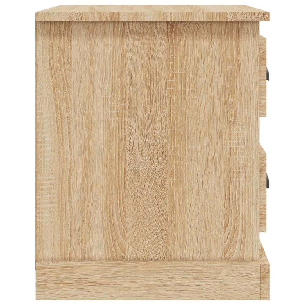 Nachtkastjes 2 st 39x39x47,5 cm bewerkt hout sonoma eikenkleur MeubelReus