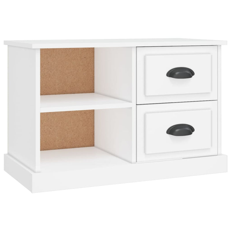 Tv-meubel 73x35,5x47,5 cm bewerkt hout wit MeubelReus