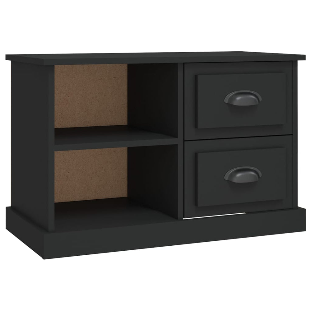 Tv-meubel 73x35,5x47,5 cm bewerkt hout zwart MeubelReus