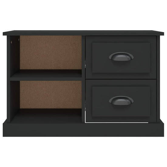 Tv-meubel 73x35,5x47,5 cm bewerkt hout zwart MeubelReus