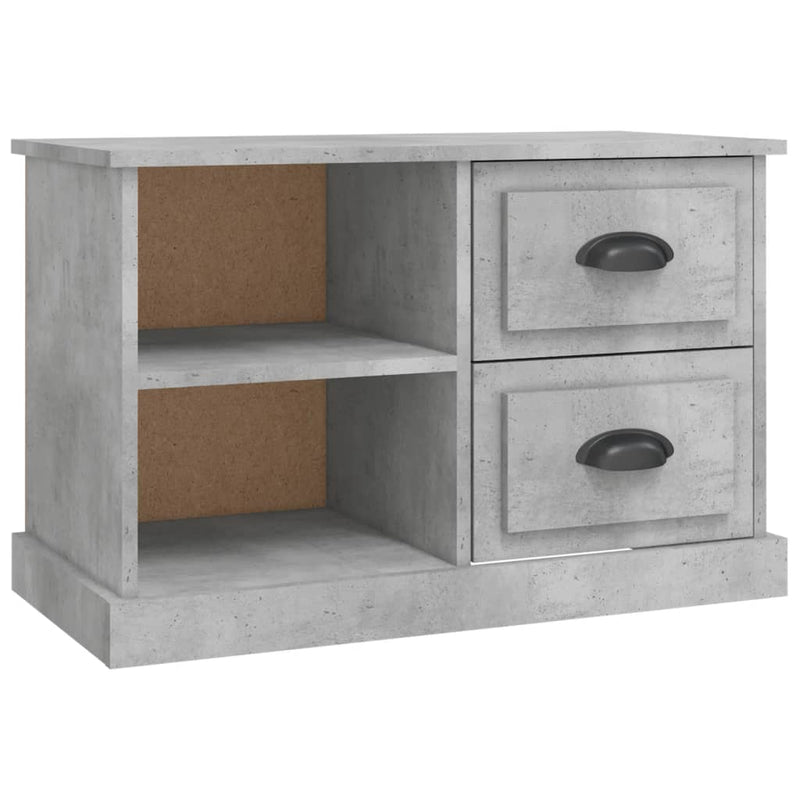 Tv-meubel 73x35,5x47,5 cm bewerkt hout betongrijs MeubelReus