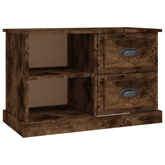 Tv-meubel 73x35,5x47,5 cm bewerkt hout gerookt eikenkleurig MeubelReus