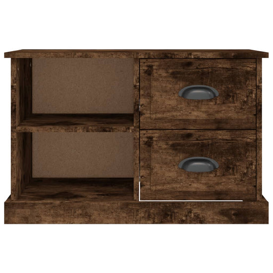 Tv-meubel 73x35,5x47,5 cm bewerkt hout gerookt eikenkleurig MeubelReus