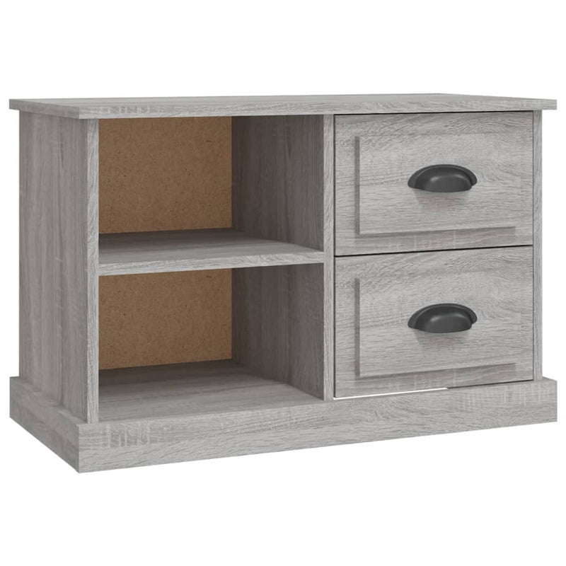 Tv-meubel 73x35,5x47,5 cm bewerkt hout grijs sonoma eikenkleur MeubelReus