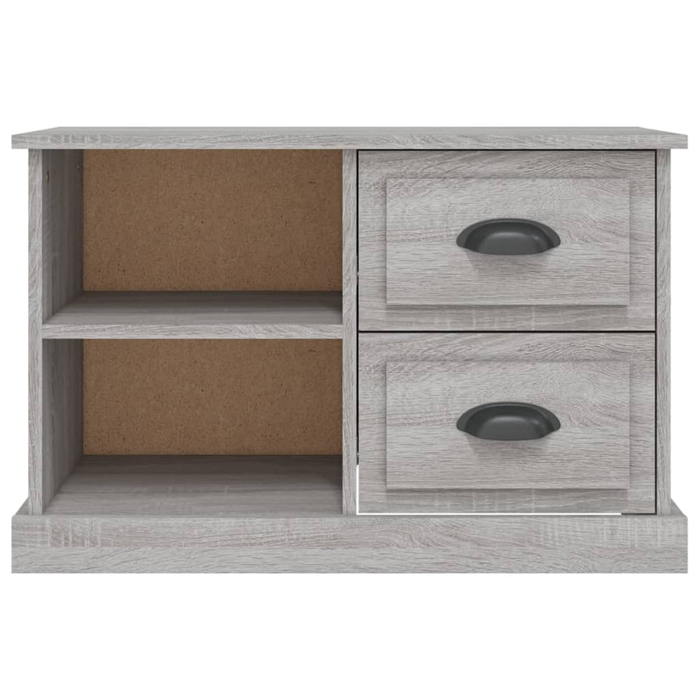 Tv-meubel 73x35,5x47,5 cm bewerkt hout grijs sonoma eikenkleur MeubelReus