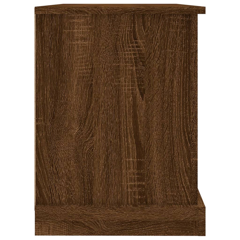 Tv-meubel 73x35,5x47,5 cm bewerkt hout bruin eikenkleur MeubelReus
