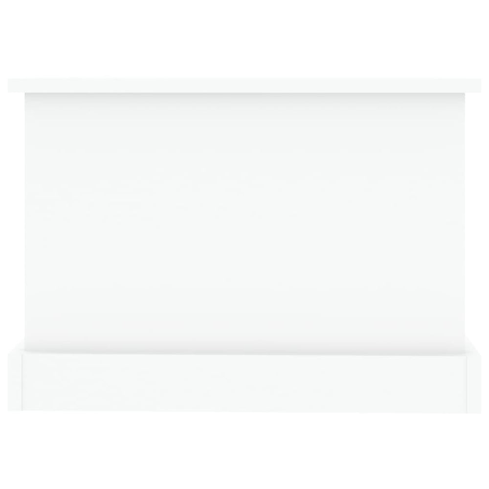 Salontafel 90x50x35 cm bewerkt hout wit MeubelReus