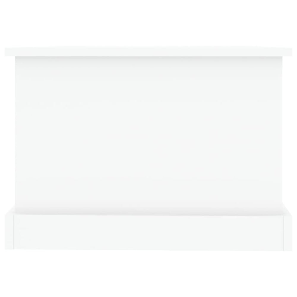 Salontafel 90x50x35 cm bewerkt hout hoogglans wit MeubelReus