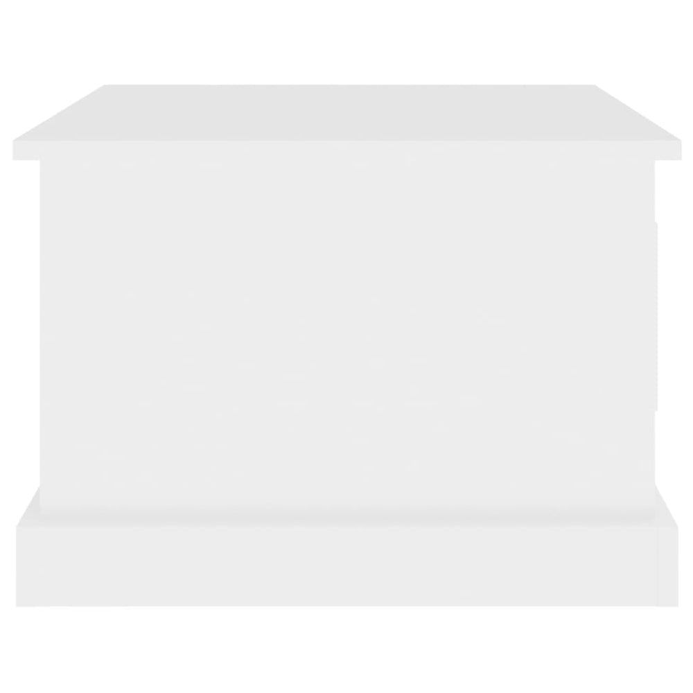 Salontafel 50x50x35 cm bewerkt hout wit MeubelReus