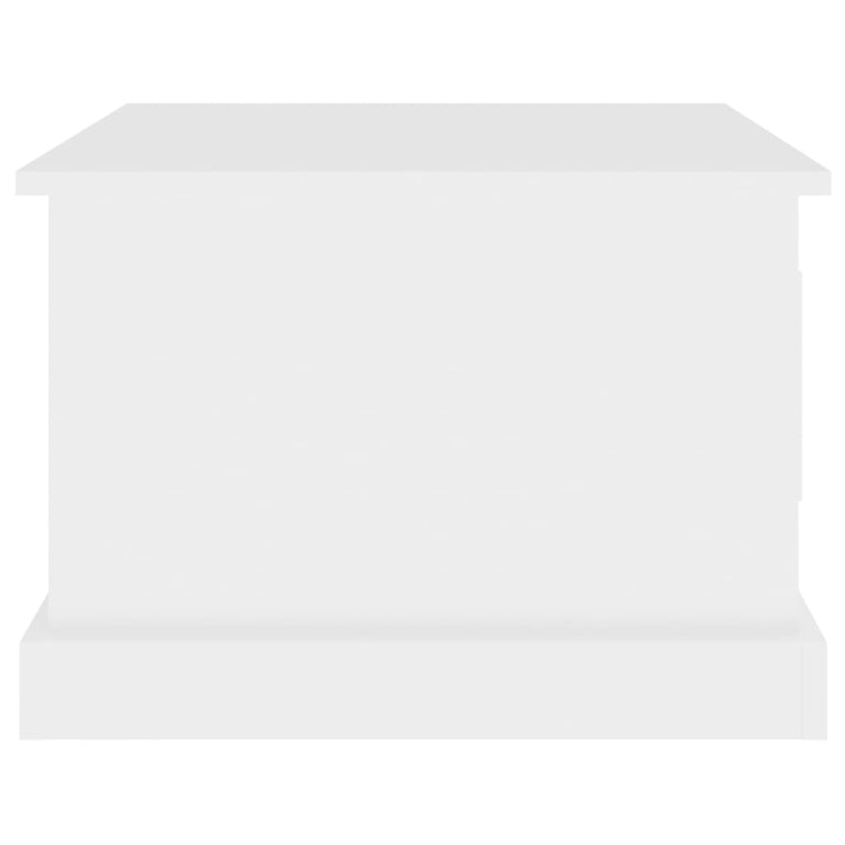 Salontafel 50x50x35 cm bewerkt hout wit MeubelReus