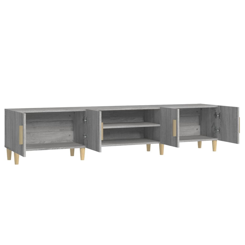 Tv-meubel 180x31,5x40 cm bewerkt hout grijs sonoma eikenkleurig MeubelReus