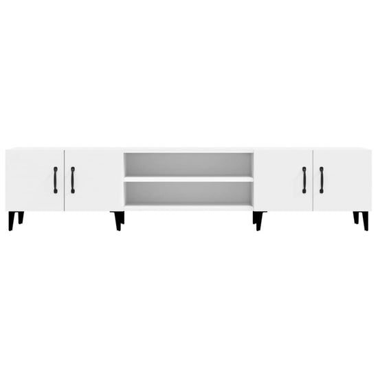 Tv-meubel 180x31,5x40 cm bewerkt hout wit MeubelReus
