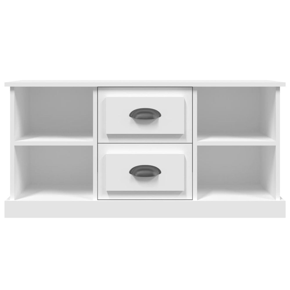 Tv-meubel 99,5x35,5x48 cm bewerkt hout wit MeubelReus