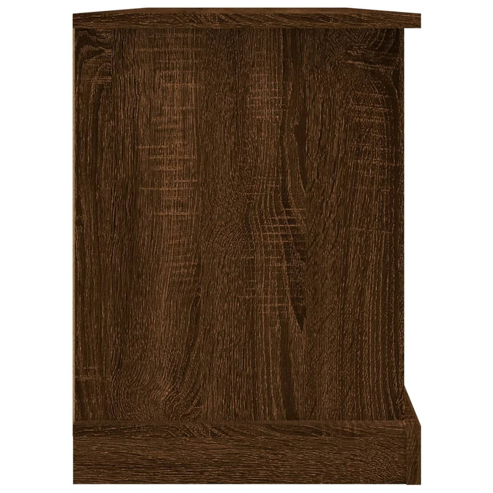 Tv-meubel 99,5x35,5x48 cm bewerkt hout bruin eikenkleur MeubelReus