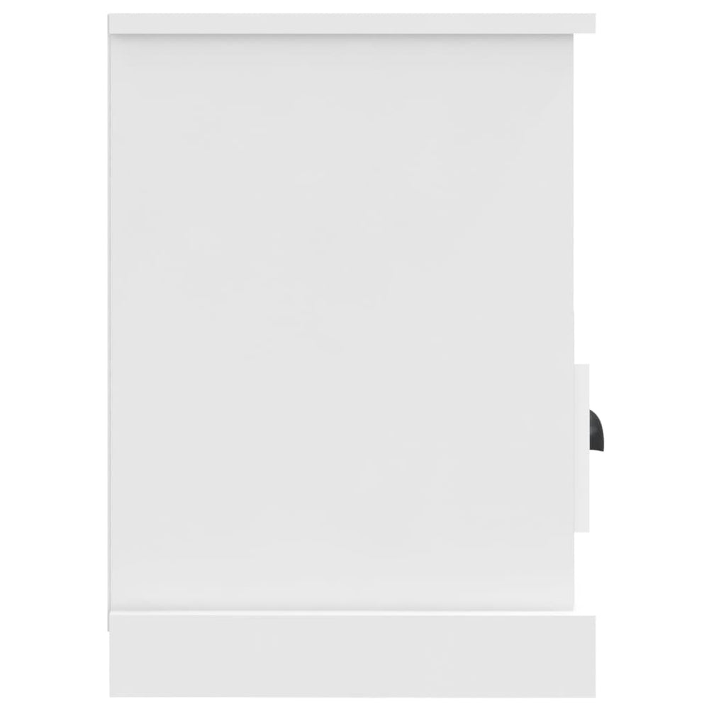 Tv-meubel 80x35x50 cm bewerkt hout wit MeubelReus